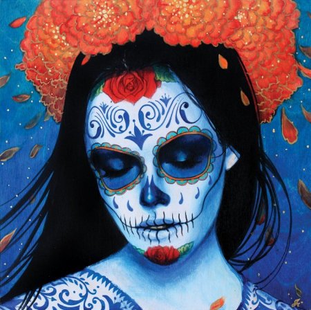 День мертвых в мексике рисунки на лице (50 фото)
