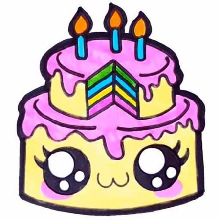 Тортик с глазками