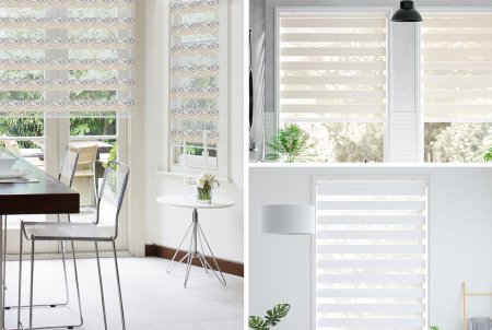 Рольшторы Зебра день ночь