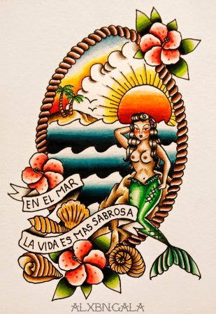 Татуировки в гавайском стиле