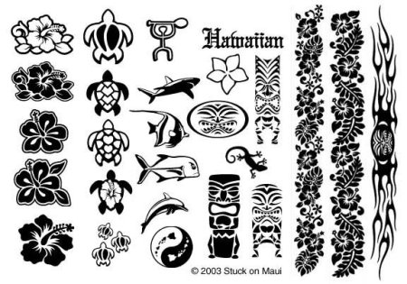 Гавайские орнаменты тату