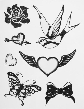 Тату для девушек легкие