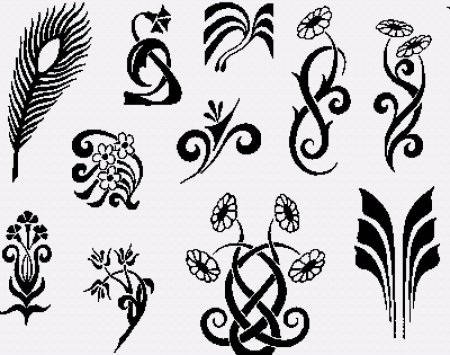 Тату для девушек легкие