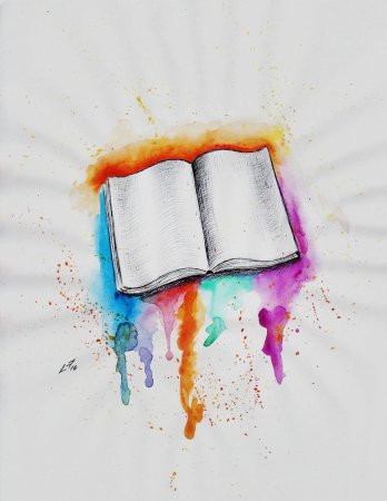 Книги акварель