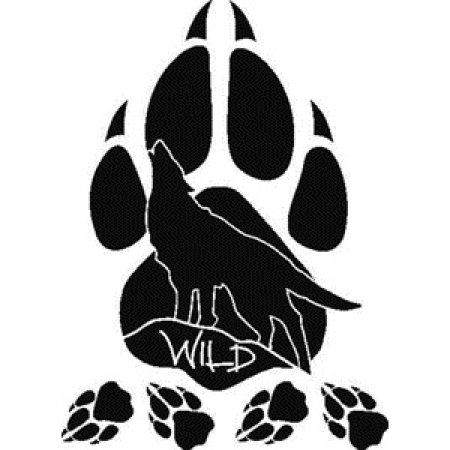 Лапа тату эскиз