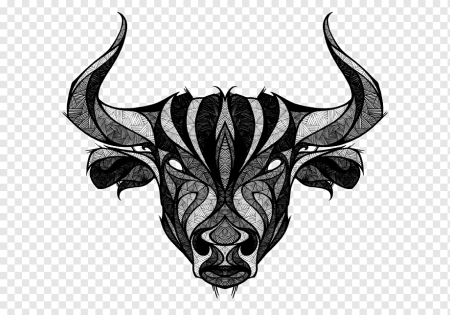 Стилизованная голова быка