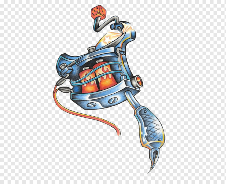 Тату машинка стикер