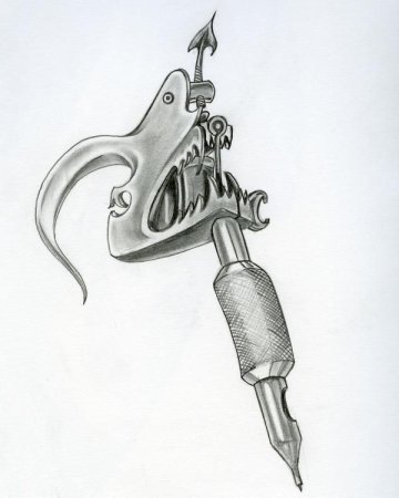 Тату машинка миниатюра