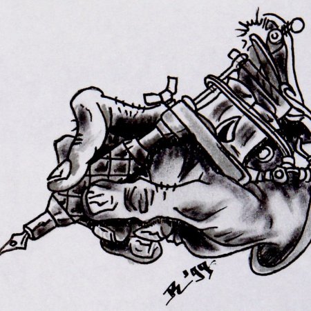 Тату машинка эскиз