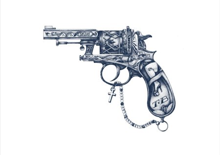 Револьвер с узорами