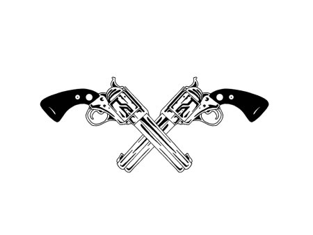 Скрещенные пистолеты