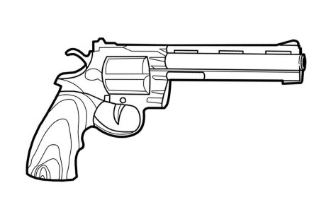 Револьвер эскиз
