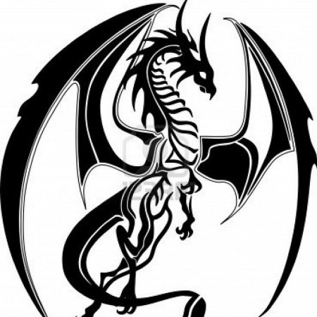 Стилизованный дракон