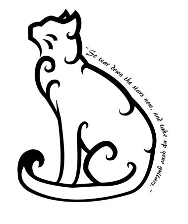 Татуировка кошка эскизы