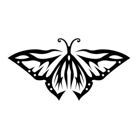 Татуировка бабочка эскиз