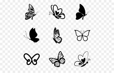 Рисунок бабочки небольшой