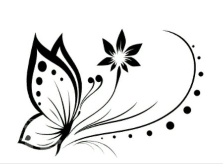 Легкий цветочный орнамент