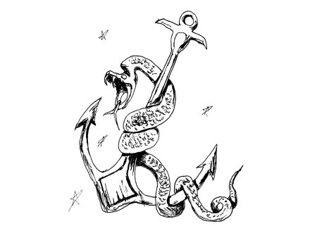 Тату якорь эскизы для девушек