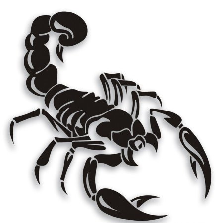 Тату трайбл Скорпион