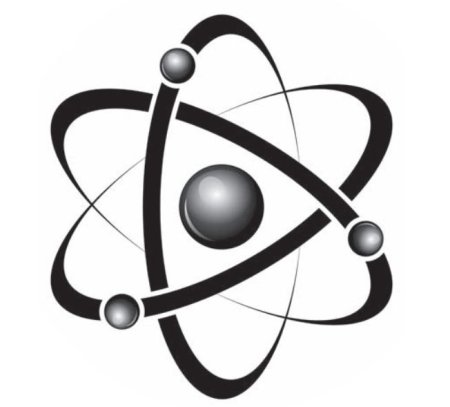 Знак атома эскиз