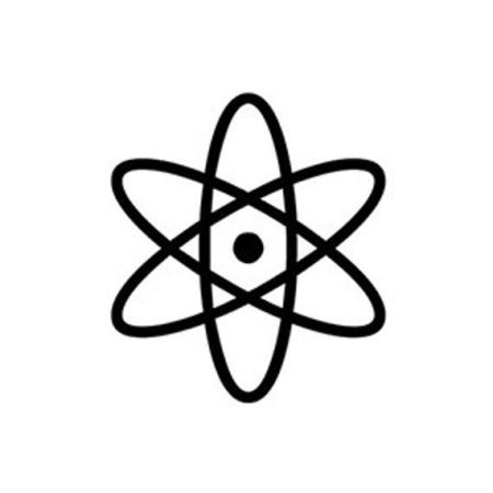 Тату атом эскиз