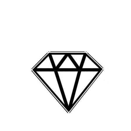 Тату Алмаз эскиз