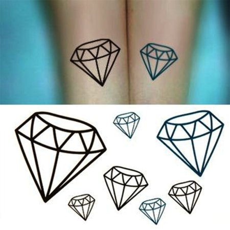 Тату бриллиант эскиз
