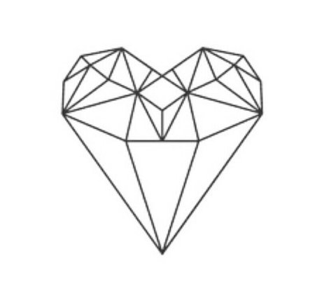 Бриллиант рисунок карандашом