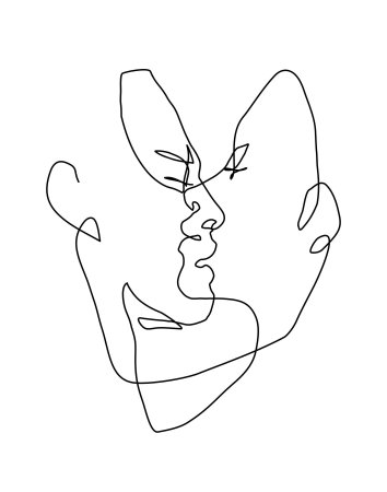 Рисунок одной линией