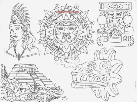 Мандала Майя инки Ацтеки