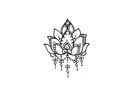 Лотос эскиз