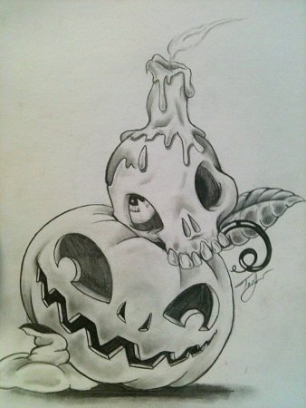 Эскизы Хэллоуин