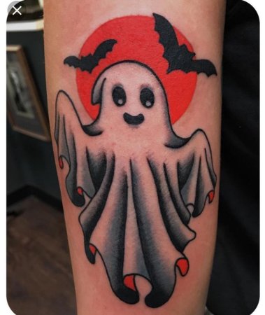 Тату в стиле Хэллоуин