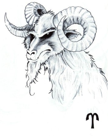 Тату Овен эскизы