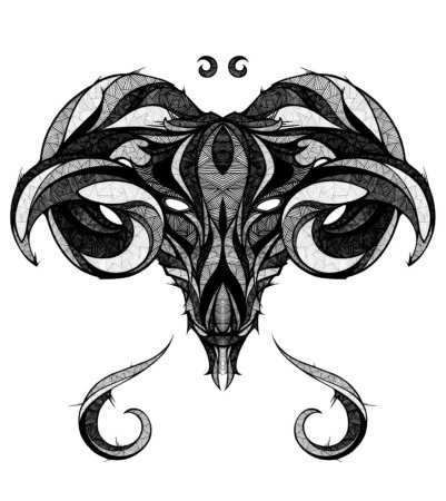 Тату Овен трайбл