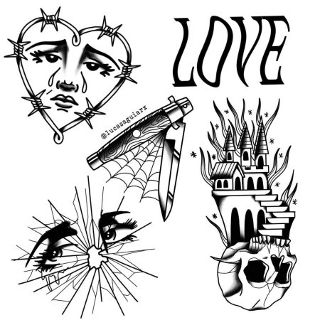 Татуировки в стиле андеграунд