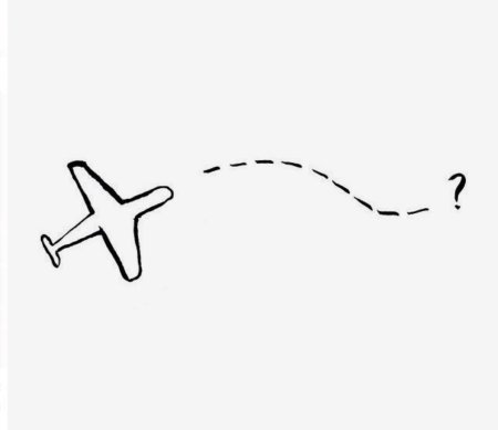 Бумажный самолетик эскиз