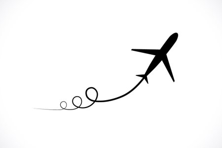 Бумажный самолетик рисунок