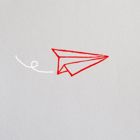 Тату самолет эскиз