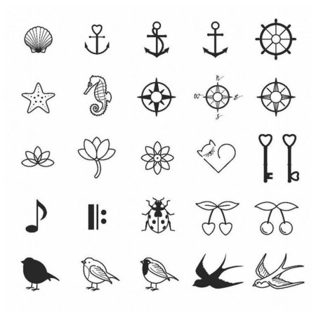 Несложные тату