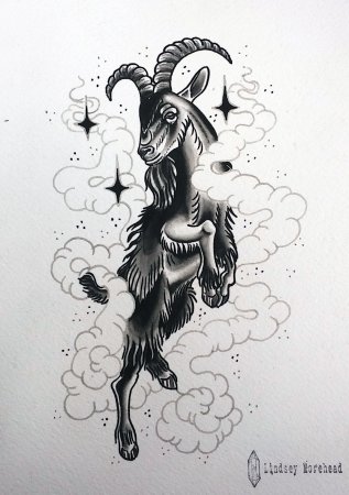 Capricorn Tattoo Козерог женщина
