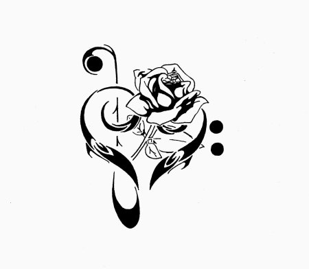 Тату эскизы черно белые для девушек