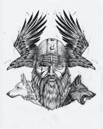 Вальхалла Хугин Мунин