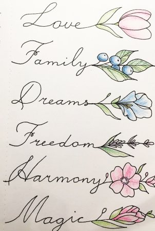 Тату эскизы надписи