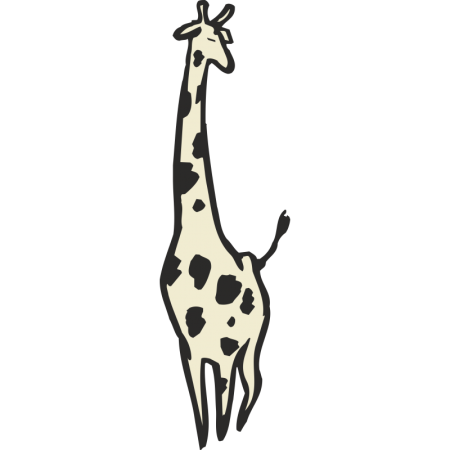 Стилизация жирафа