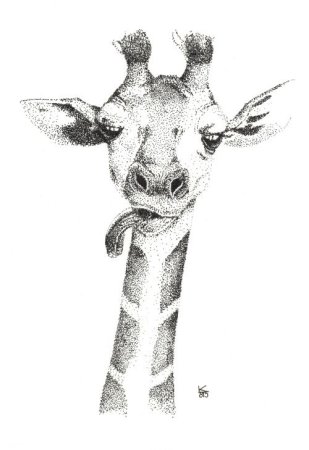 Тату Жираф Графика