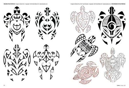 Полинезийская черепаха тату