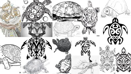 Полинезийская черепаха тату