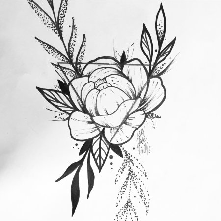 Пионы дотворк