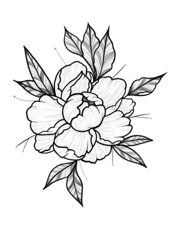 Цветы эскиз